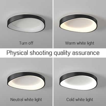 Plafoniera LED cu Telecomanda, PL103/520BK, 29W, Diametru 50cm, Lumina Calda/Rece/Neutra, Negru