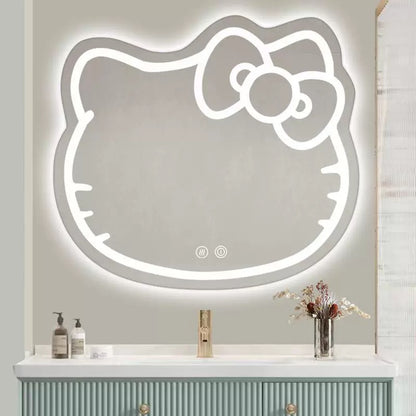 Oglinda LED Kitty Pisica, 80X70, Touch, Sistem Dezaburire, Dimabila