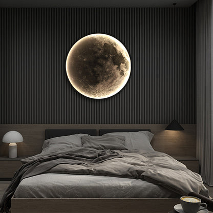 Aplica LED Decorativa Luna 55W Diametru 80CM Lumina Calda Neutra Rece 3000/4000/6000K