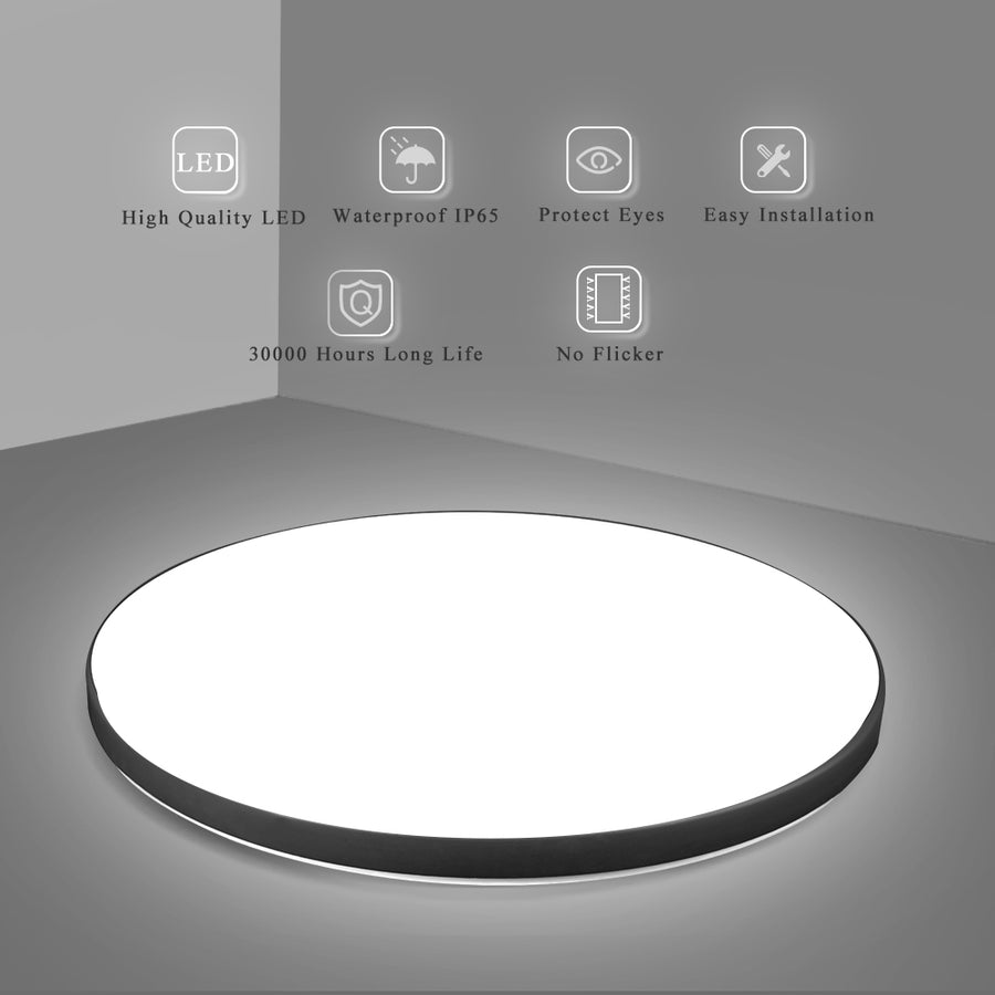 Plafoniera LED SOLIS 47cm 48W Lumina Rece Alb
