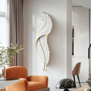 Aplica LED, Pena Decorativa 85CM Lumina Rece/Calda/Neutra 3000K/4000K/6000K Alb Auriu