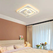 Lustra LED cu telecomanda NOLUX 34W,  Patrata, lumina Rece/Calda/Neutra, Dimabila, Alb