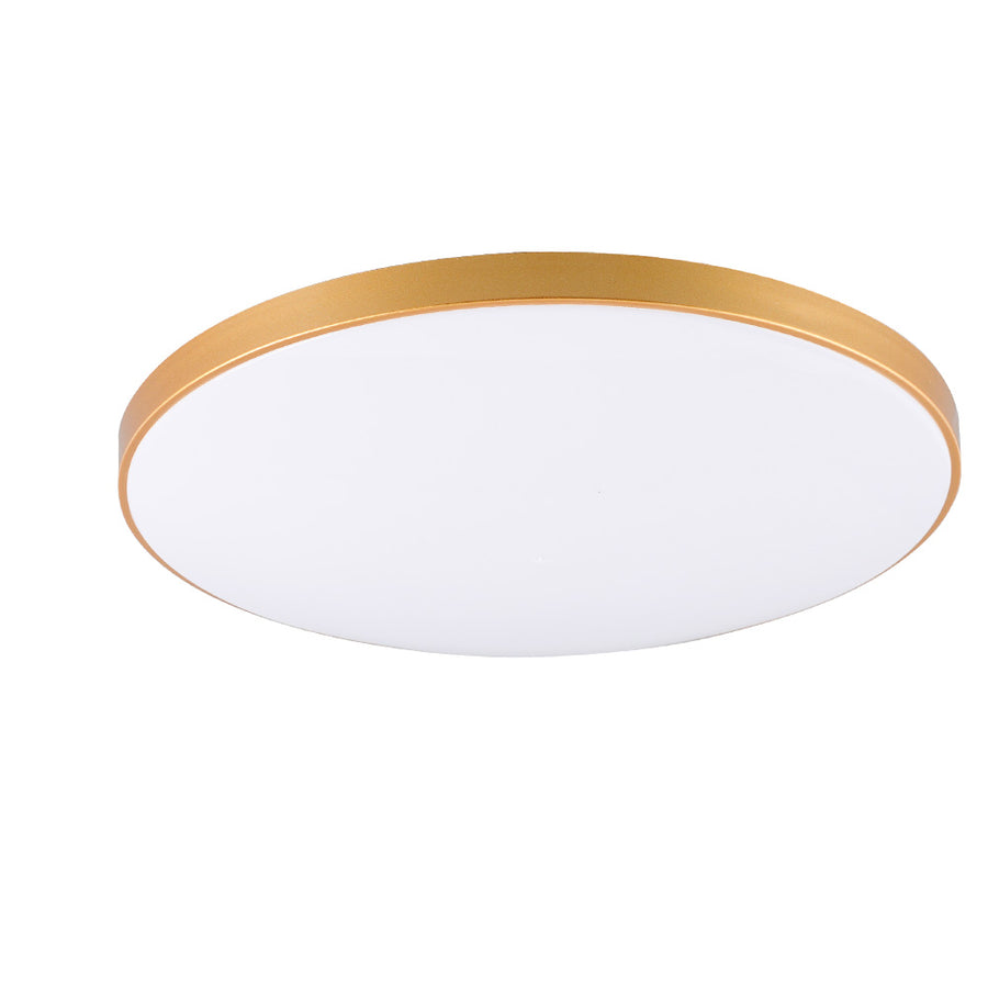 Plafoniera LED SOLIS 47cm 48W Lumina Rece Auriu