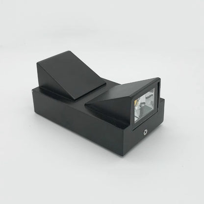 Aplica LED de Exterior si Interior, 2 Surse x 5W, IP65, ABS, Negru, 3000K, AX100/2BK