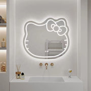 Oglinda LED Kitty Pisica, 80X70, Touch, Sistem Dezaburire, Dimabila