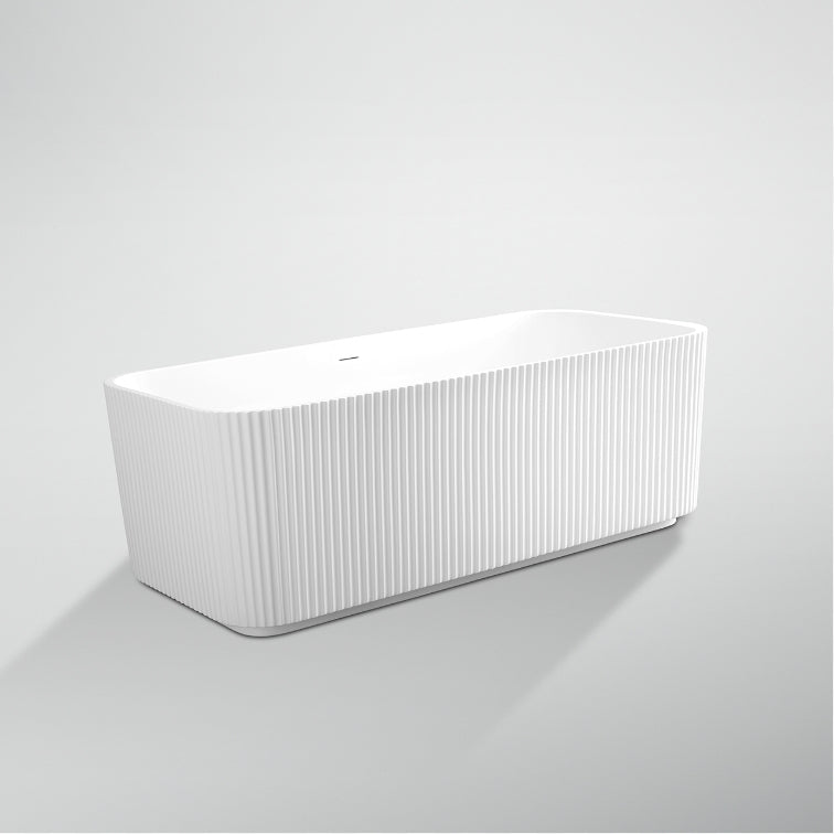 Cada Freestanding, Ovala, Acril, Alba, 150×72×56 Cm