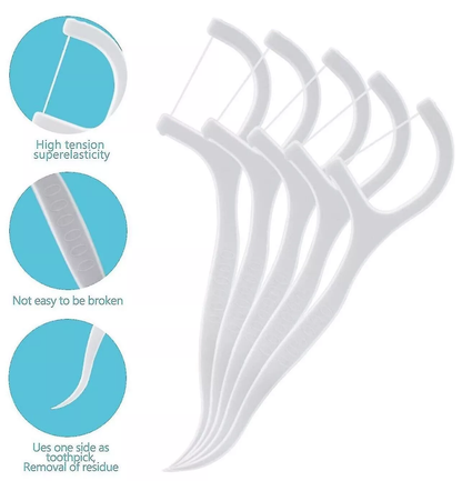 Set 100 buc Scobitori cu ata dentara
