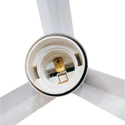 Lustra Forma Cub, STRUKTUR Linear Trio, 3x E27, Alb, Metal