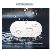 Aplica LED de Exterior AX320/218WH, 24W, Lumina Calda 3000K, IP65, Alb, Metal