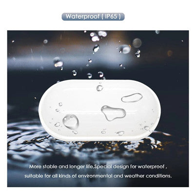 Aplica LED de Exterior AX320/218WH, 24W, Lumina Calda 3000K, IP65, Alb, Metal