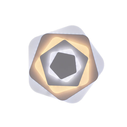 Lustra LED SIENA 40W, Diametru 23cm, lumina Rece/Calda/Neutra, Alb