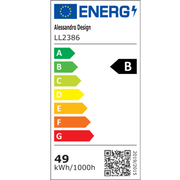 Lustra LED CONSTELATION 49W, Diametru 49cm, lumina Rece/Calda/Neutra, Alb Albastru