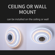 Lustra LED NEXA ROTUND 3D 38W,  lumina Rece/Calda/Neutra, Alb