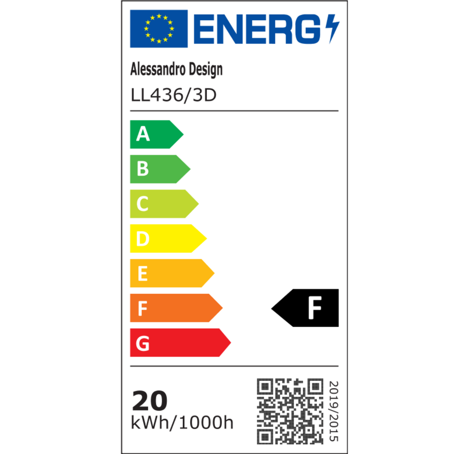 Lustra LED NEXA 3D, 20W, Diametru 24cm, lumina Rece/Calda/Neutra, Alb