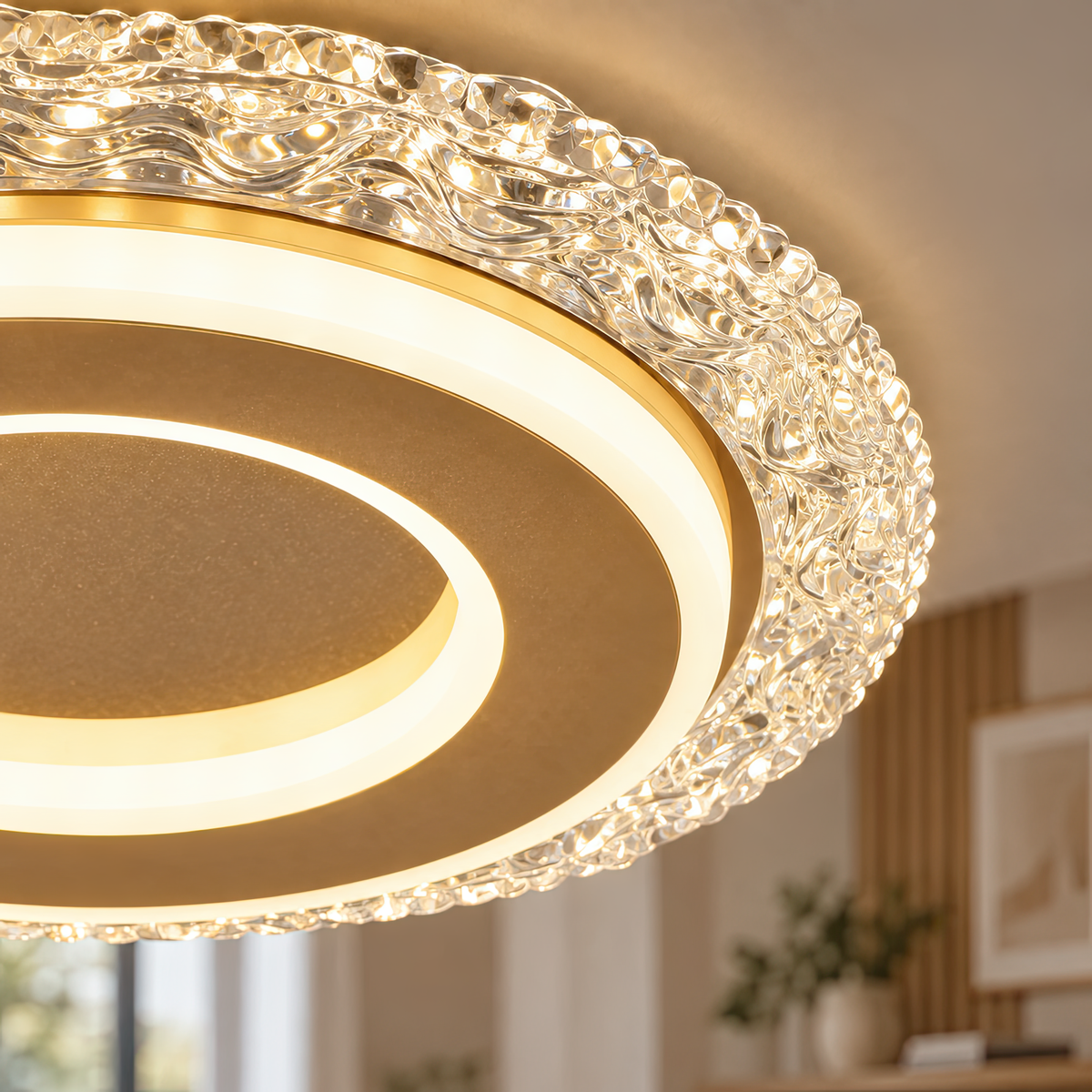 Lustra LED AGOL Petito LL726GD, detaliu al corpului