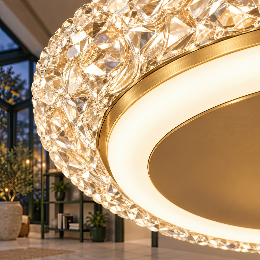 Lustra LED AGOL Petito LL726GD, detaliu al finisajului