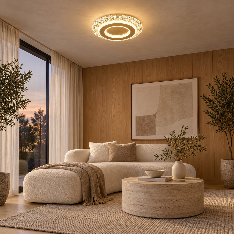 Lustra LED AGOL Petito LL726GD, în ambient 1