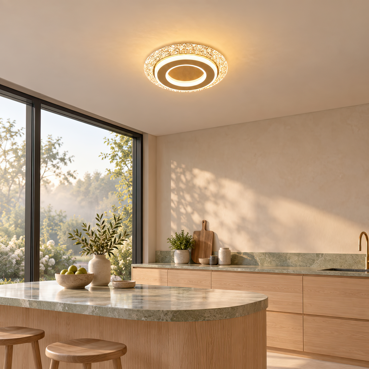 Lustra LED AGOL Petito LL726GD, în ambient 4