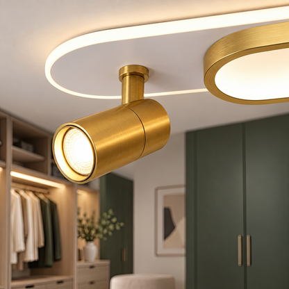 DETAIL 3 — detaliu proiector auriu LL830-1GD