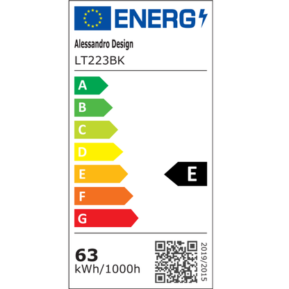Lustra LED cu telecomanda HELIX 63W, lumina Rece/Calda/Neutra, Dimabila, Negru