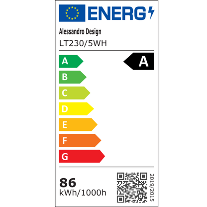 Lustra LED cu telecomanda LILY 86W, 5 Elemente, lumina Rece/Calda/Neutra, Dimabila, Alb