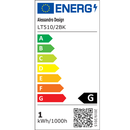 Lustra LED cu telecomanda RINOVA 71W, 2 Cercuri, lumina Rece/Calda/Neutra, Dimabila, Negru