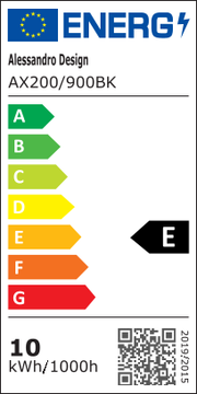 Aplica LED de Exterior Mack, Lungime 90cm, 10W, IP65, Metal, Liniar, Negru