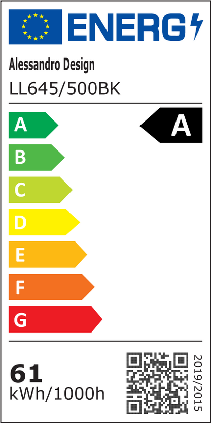 Lustra LED SKYForma Nexen, 61W, lumina Rece/Calda/Neutra, Negru