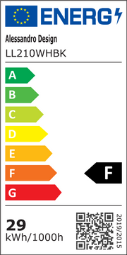 Aplica LED LINIUS 29W, 2 Elemente, Liniara, Lumina Calda/Neutra/Rece, Auriu Negru