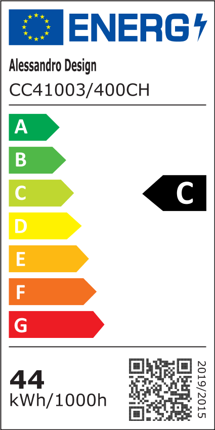 Candelabru LED cu Telecomanda, 44W, ROYALE Nobile, Diametru 40 cm, Inaltime 120 cm, Lumina Rece/Neutra/Calda, Dimabila, Argintiu, Cristal, Otel