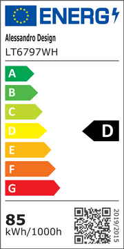 Lustra LED cu telecomanda ISTARAVSHAN, Forma Ovala, 85W, lumina Rece/Calda/Neutra, Dimabila, Alb