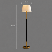 Lampadar SEMEY, 1 x E27, Metal, Alb si Auriu