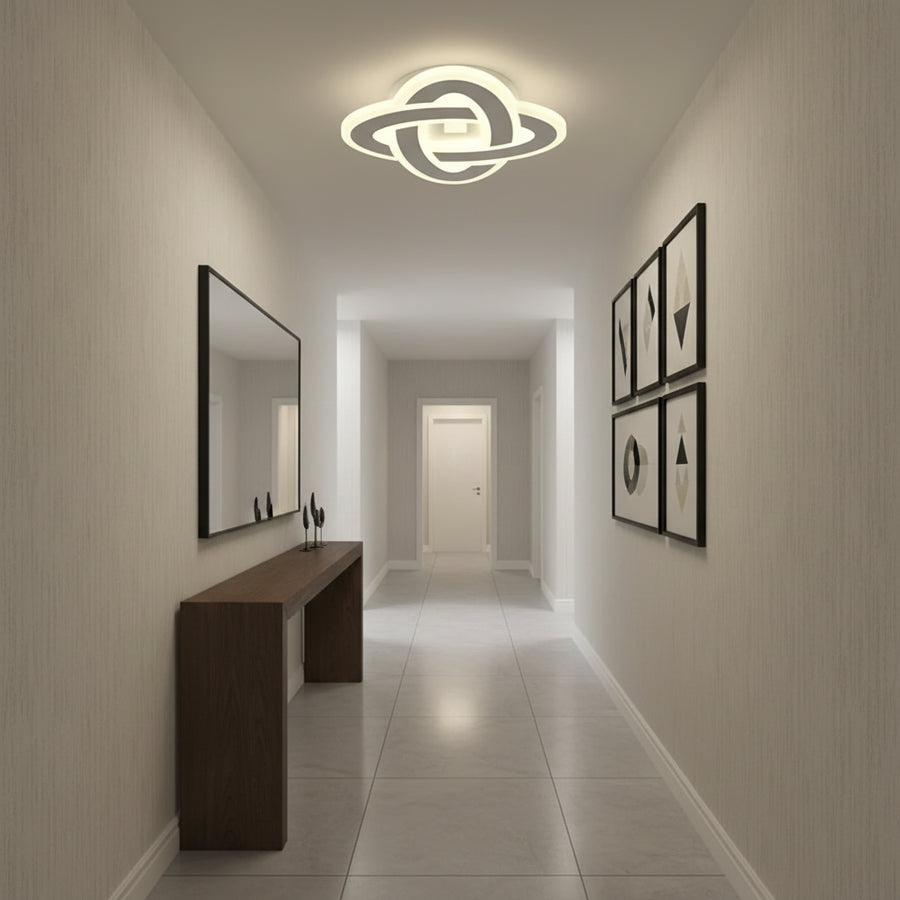 Lustra LED CRINELLA 45W, Diametru 23cm, lumina Rece/Calda/Neutra, Alb Lustra LED Default Title Alessandro Design