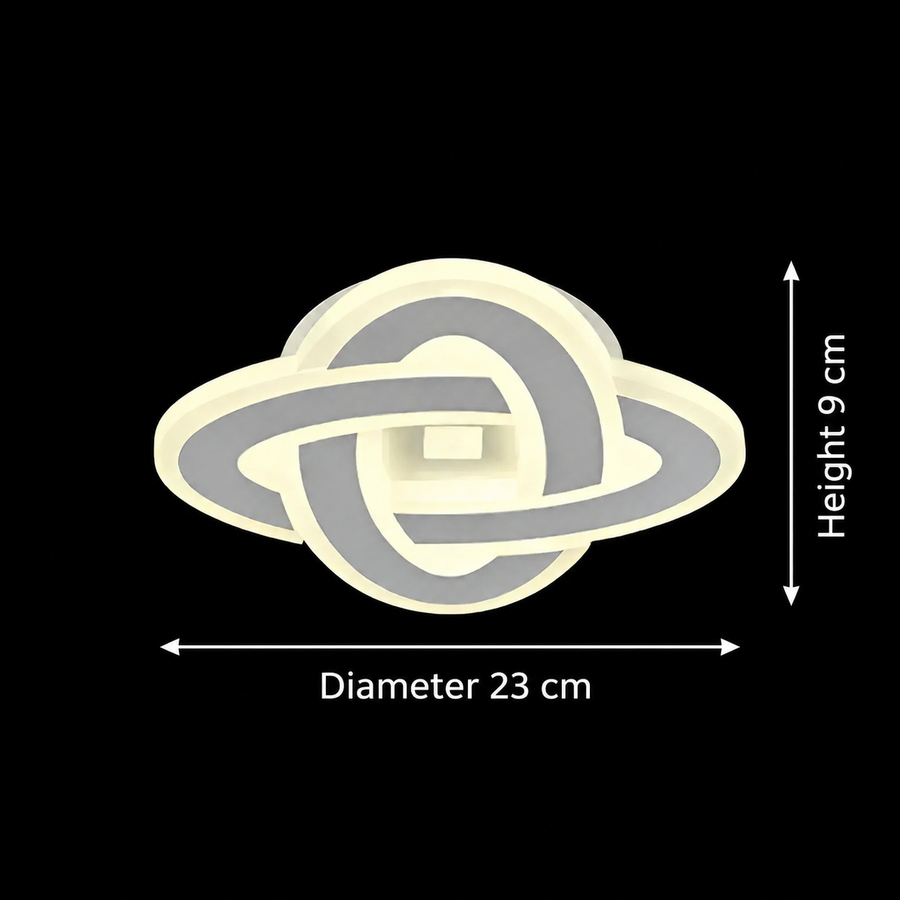 Lustra LED CRINELLA 45W, Diametru 23cm, lumina Rece/Calda/Neutra, Alb Lustra LED Default Title Alessandro Design