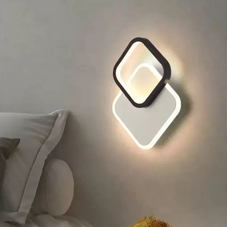 Lustra LED MARCELO 30W, lumina Rece/Calda/Neutra Alb Negru