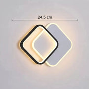 Lustra LED MARCELO 30W, lumina Rece/Calda/Neutra Alb Negru