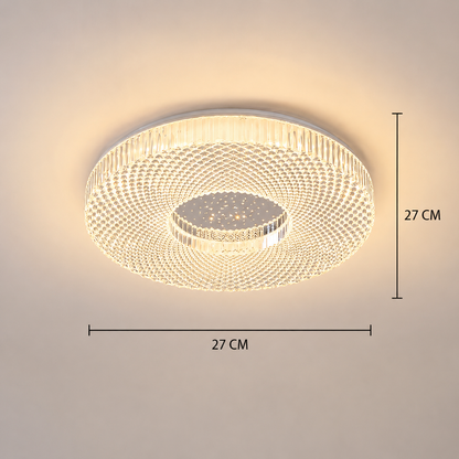 Lustra LED RADIAN Petito, 21W, Diametru 27 cm, Lumina Calda/Neutra/Rece, Alb