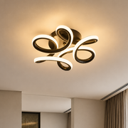 Lustra LED VERTEX HELIX, 65W, lumina Rece/Calda/Neutra, Negru
