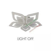 Lustra LED cu telecomanda DALIA 170W, 5 Petale, lumina Rece/Calda/Neutra, Dimabila, Alb Lustre LED cu Telecomanda Default Title Alessandro Design