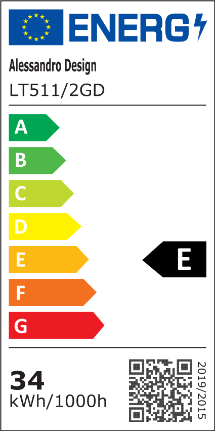 Lustra LED cu telecomanda RINOVA 34W, 2 Cercuri, lumina Rece/Calda/Neutra, Dimabila, Auriu