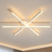 Lustra LED cu telecomanda ZOE, 40W, lumina Rece/Calda/Neutra, Dimabila, Alb