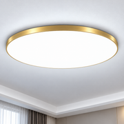 Plafoniera LED SOLIS 37cm 33W Lumina Rece Auriu