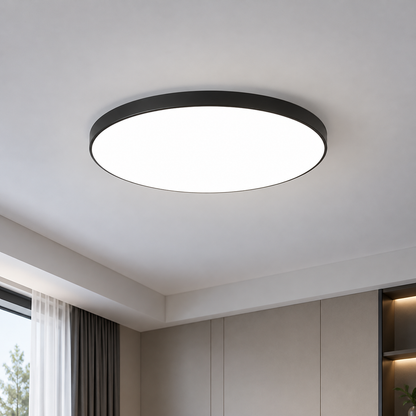Plafoniera LED SOLIS 37cm 32W Lumina Rece Negru