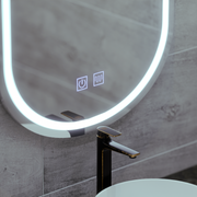 Oglinda LED Ovala 50X80cm, Velara Touch, Sistem Dezaburire, Dimabila, Lumina Rece 6000K Oglinzi Korman E Default Title Alessandro Design