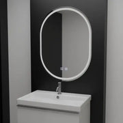 Oglinda LED Ovala, 60x80cm, Velara Touch, Sistem Dezaburire, Dimabila Oglinzi Korman E Default Title Alessandro Design