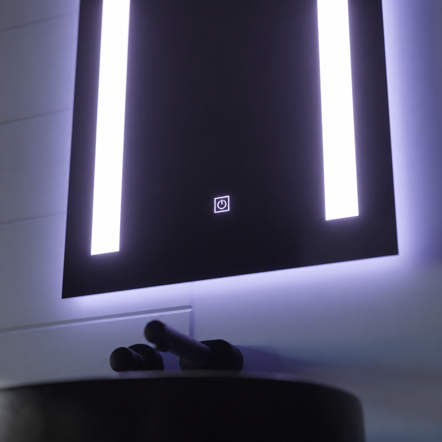 Oglinda LED Rectangulara, 50x70cm, C206S/50X70 Touch, Dimabila