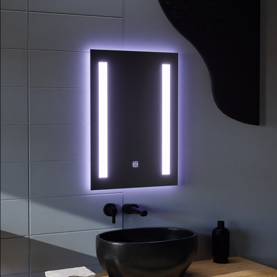 Oglinda LED Rectangulara, 50x70cm, C206S/50X70 Touch, Dimabila