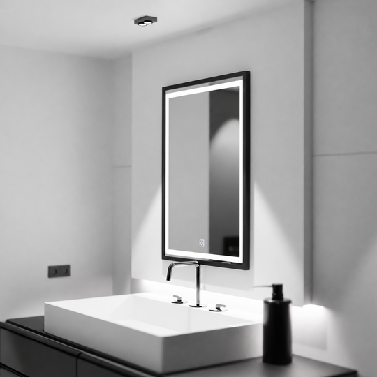 Oglinda LED Rectangulara, 60x80cm, Ombra  Basic Touch