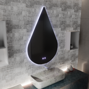 Oglinda LED Touch River Sistem Dezaburire 80X120cm, Forma de Picatura. Oglinzi Korman E Default Title Alessandro Design