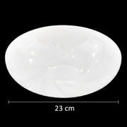 Plafonieră LED Flux 23 cm, 22W, 3000K / 4000K / 6000K, Alb, Metal si Acril